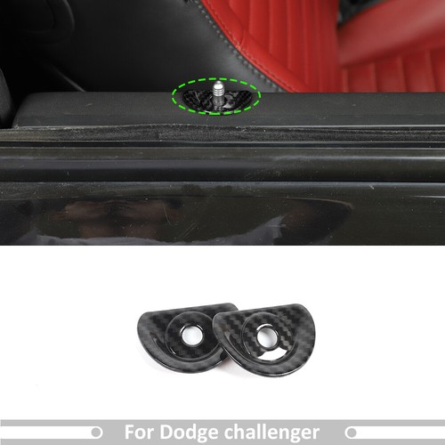 Door lock pin - knob, carbon