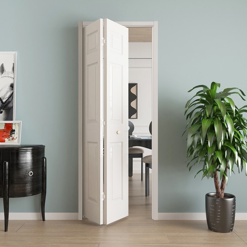 Panel bifold closet door - closet,