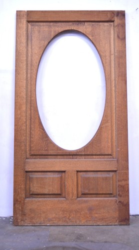 Solid oak front - solid, w