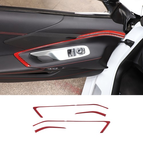 Red carbon fiber interior - red,