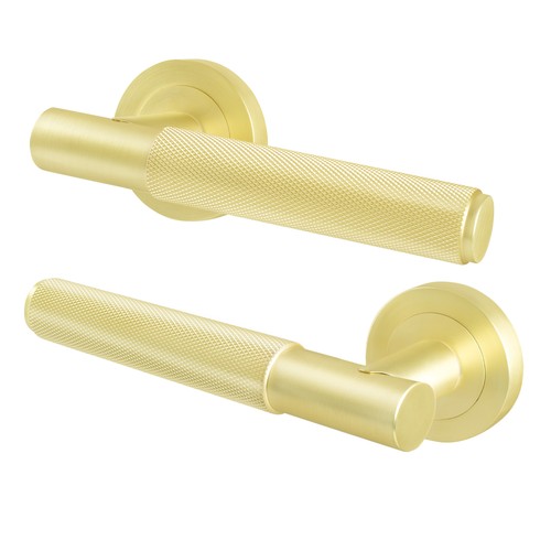 Satin brass internal - satin, door