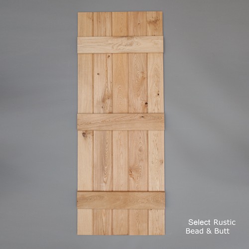 Bead butt solid oak - -,